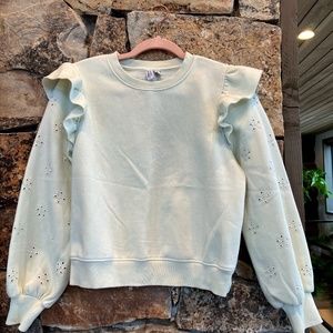 & Other Stories Puff sleeve sweatshirt Size S